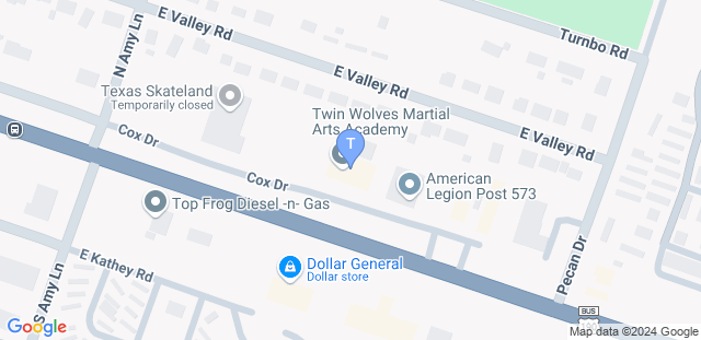 Map to Twin Wolves MMA